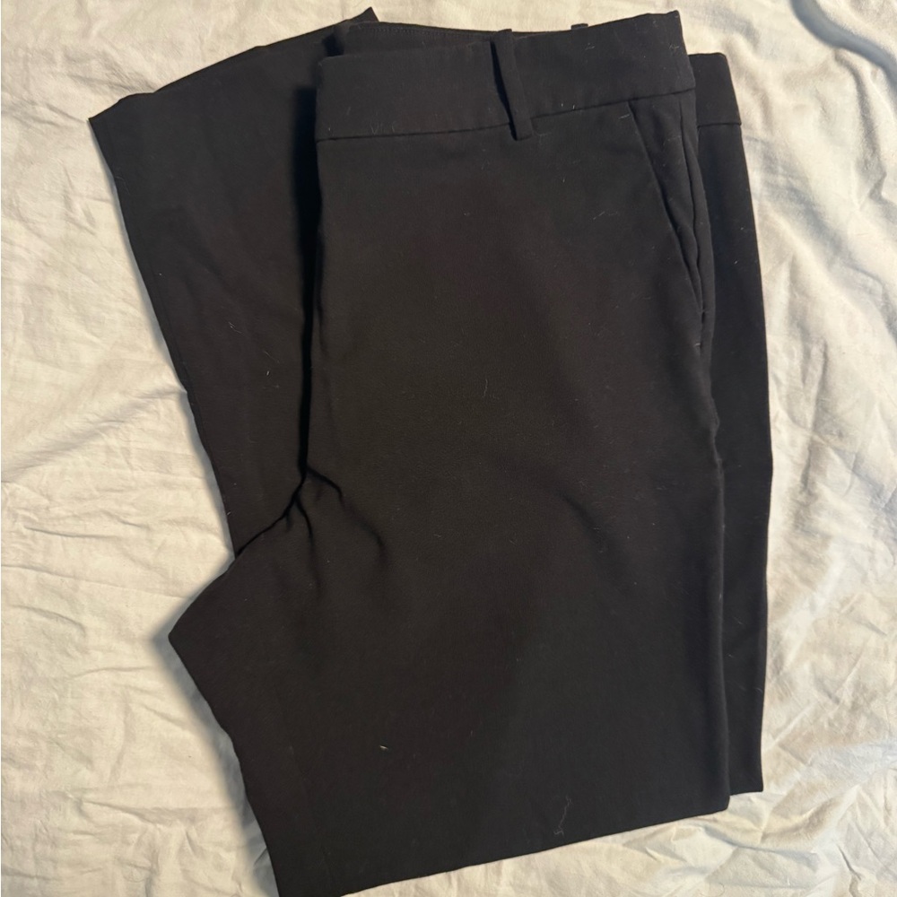 J crew factory straight leg Black dress Pants 14